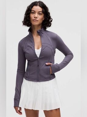 Lululemon NWT Define Cropped Full Zip Jacket Nulu Purple Size 4 RARE Color